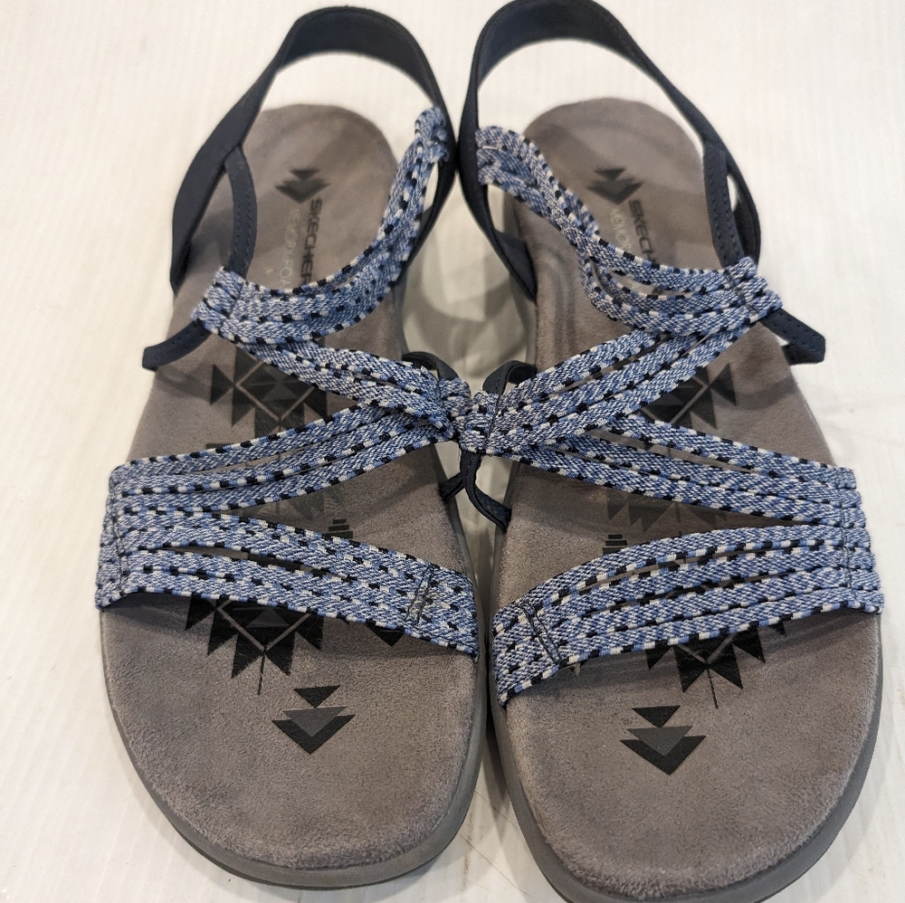 Skechers Memory Foam Strappy Sandals Size 10 - image 2